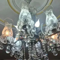 لوستر و دو عدد دیوارکوب ست با لوستر|لوستر و چراغ آویز|رشت, حمیدیان|دیوار