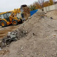 خاکبرداری خاکریزی نخاله مخروط گود برداری