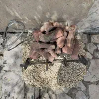 لوازم شومینه کامل کامل و در حد نو