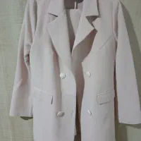 کت شلوار صورتی کم رنگ