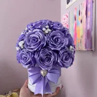 گل روبانی|گل مصنوعی|نیشابور, شهرآرا|دیوار