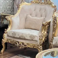 مبل۷نفره و غذاخوری۸ نفره ورق طلا ،فروش بعلت مهاجرت