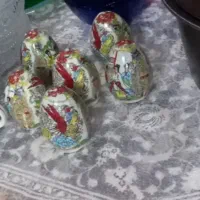 نمکدان قدیمی گل مرغی