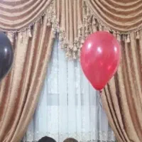پرده شکلاتی رنگ