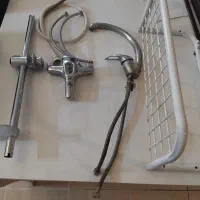 یکعدد شیرمخلوط حمام  ویک شیر روشویی اهرمی