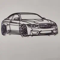 دیوارکوب طرح ماشین BMW