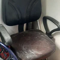 دوعدد صندلی اداری چرخ دار