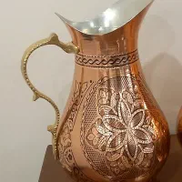 پارچ مسی بزرگ الماس تراش
