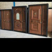 درب لابی روکش رنگ بتن شیشه و رویه فلز|مصالح و تجهیزات ساختمان|تهران, ازگل|دیوار