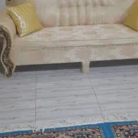 مبل هفت نفره کرمی|مبلمان خانگی و میز عسلی|شاهین دژ, |دیوار