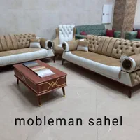 مبل راحتی کارن هفت نفره چستر لمسه شرکتی با گارانتی|مبلمان خانگی و میز عسلی|نظرآباد, رسالت|دیوار