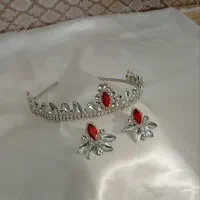 انواع نیم تاج تلست گوشواره یلدایی|بدلیجات|الشتر, |دیوار