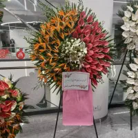 عرضه مستقیم از بازار گل پایه سبد دسته تاجگل باکسگل