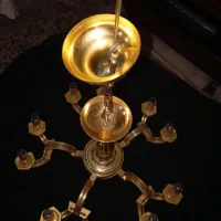 فروش ۳عدد لوستر برنز|لوستر و چراغ آویز|آکند, |دیوار