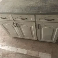 کابینت سه در سه کشو و تک در سینگ