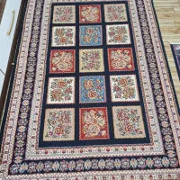 فرش آشپزخانه یا اتاق خواب طرح خشتی و کناره