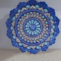 بشقاب مینا کاری