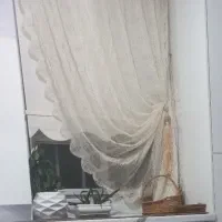 پرده تور شیری به همراه شید لبه دالبوری،ا 105در 165