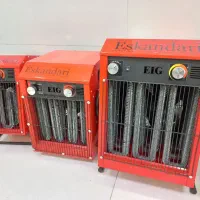 هیتر برقی صنعتی 15 کیلووات بخاری فن دار سالن سوله