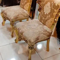 دو عدد مبل یکنفره طلایی مناسب اجاره مراسم|مبلمان خانگی و میز عسلی|رباط‌کریم, نصیرشهر|دیوار
