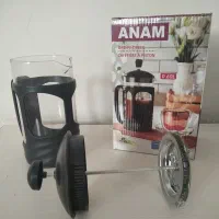 لیوان دمنوش ساز یا فرنچ پرس آنام|قوری، کتری، قهوه‌ساز دستی|آبیک, |دیوار