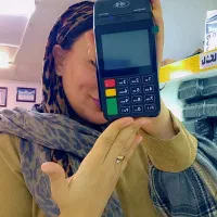 کارتخوان مدل دکمه و صفحه بزرگ قسطی راحت