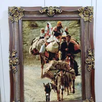 تابلو فرش طرح عشایر