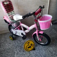 دوچرخه سایز ۱۲ صورتی