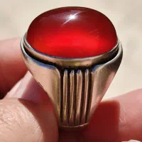 انگشتر عقیق یمنی عتیقه