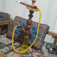 قلیان چوبی تم دار|صنایع دستی و سایر لوازم تزئینی|تویسرکان, |دیوار