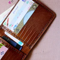 کیف پول جیبی چرم طبیعی مردانه دستدوز|کیف، کفش، کمربند|اصفهان, شیخ اشراق|دیوار
