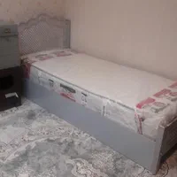 تخت خواب یک نفره شیک فقط پنج میلیون و پانصد|تخت و سرویس خواب|اصفهان, دوطفلان|دیوار