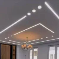 کناف کاری وترمووال. لاین نوری ماربل شیت و نقاشی|خدمات پیشه و مهارت|تبریز, |دیوار