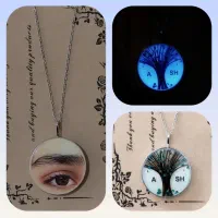 مدال زنجیر شبتاب و ساده با عکس و متن و طرح دلخواه|بدلیجات|تبریز, |دیوار