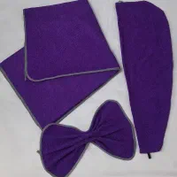 حوله استخری/حمام +دست خشک کن+کلاه حمام