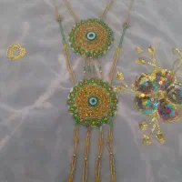 بندسوزن ترکیب الماس نما ومونجوق مناسب لباس محلی|زیورآلات و اکسسوری|شوشتر, |دیوار