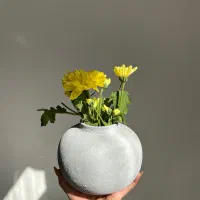 گلدان پتینه شده ی تپل