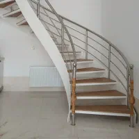 نصب نرده وپله چوبی،گرد ونرده استیل|خدمات پیشه و مهارت|رشت, گلسار|دیوار