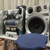 ضبط باند jvc 3200w ساب بغل ژاپنی اصلی فلش بلوتوث|سیستم صوتی خانگی|مشهد, کوی دروی|دیوار