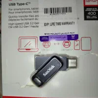 فلش سن دیسک 128گیگ USB-TYPE C مدل ultra 3.2