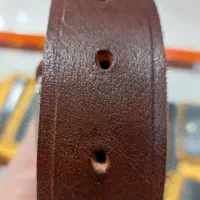 کمربند چرم گاو میش اصلی و سنتی کار دست|کیف، کفش، کمربند|کرمانشاه, |دیوار