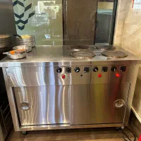 اجاق گاز برقی ۴ شعله تمام استیل|اجاق گاز و لوازم برقی پختوپز|تهران, امانیه|دیوار