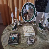 آینه و شمعدون  ایتالیایی آلفا