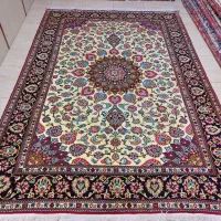 فرش دستباف ۶متری کرک قم طرح شیخ صفی