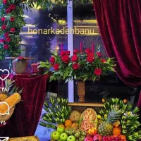 تزیین طبق بله‌برون و گل‌آرایی شیک و خا ص