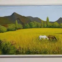 تابلو نقاشی تکنیک رنگ روغن