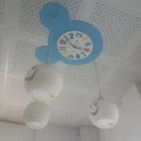 لوستر طرح ساعت کودک