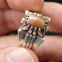 انگشتر اوپال تمام دست