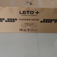 یک عدد هود شیشه ای مشکی لتو مثبت آکبندِ نو.|هود|زنجان, |دیوار