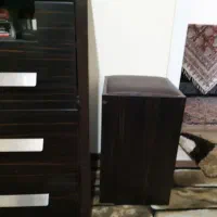 تخت دو نفره نئوپان با تشک رنک قهوای|تخت و سرویس خواب|پردیس, فاز ۱۱|دیوار